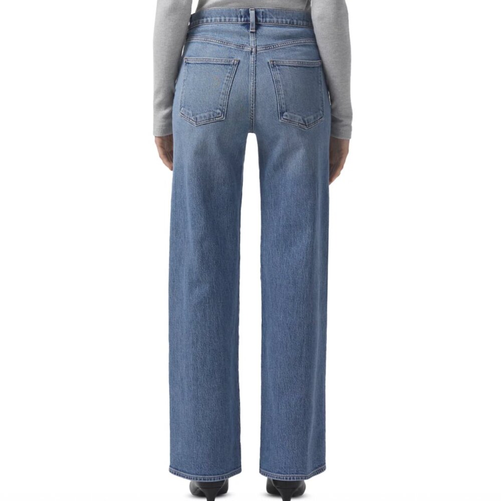 AGOLDE Harper Mid Rise Relaxed Straight Jeans in Flash Size 29 - Picture 4 of 12
